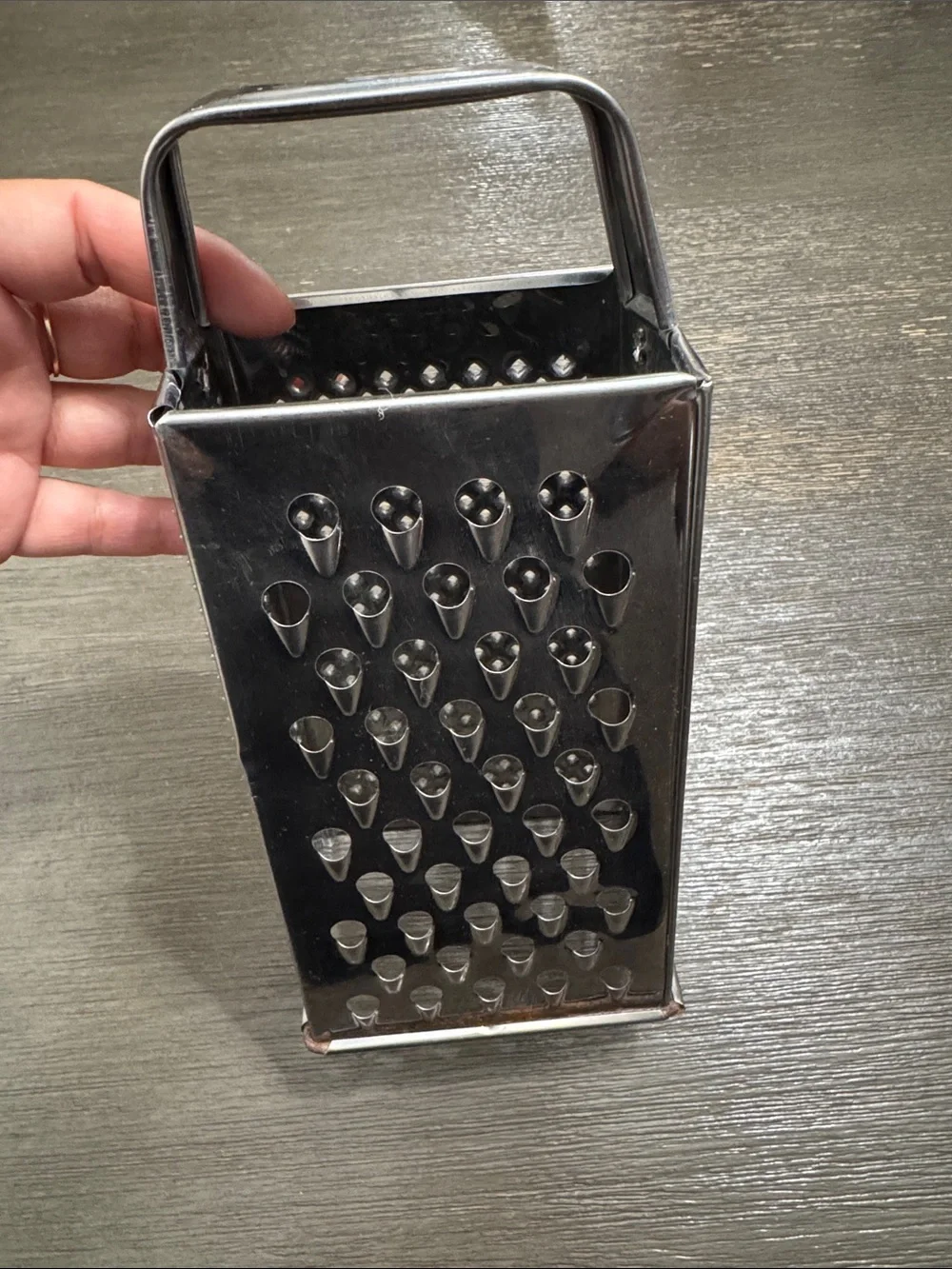 vintage Bromwell four-sided stainless steel box grater